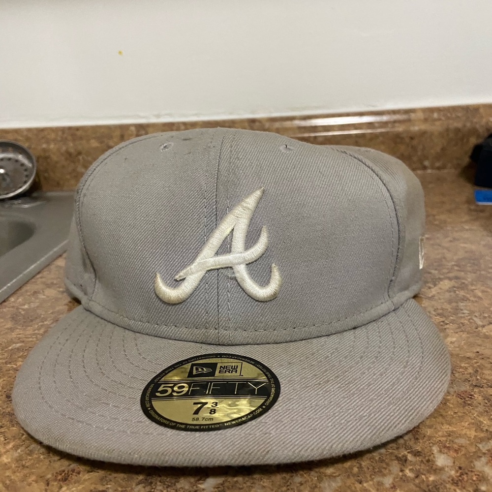 Grey “A” hat